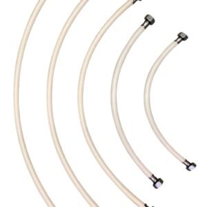 PVC Connection Pipe Ivory with SS Nuts