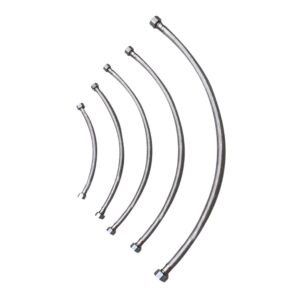 SS 304 Braided Hose with SS Nuts & PVC Covering